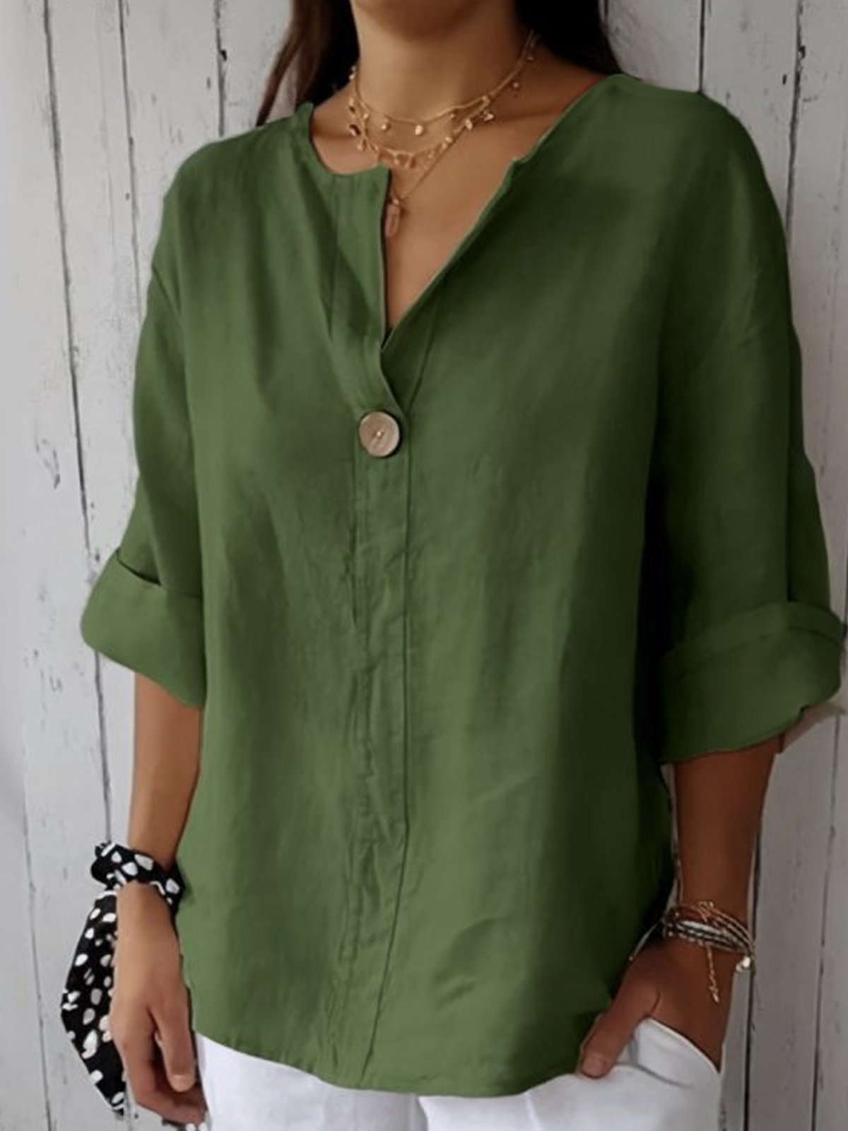 Sofia | Blusa donna comfort chic – Eleganza immediata e Look raffinato per tutti i giorni