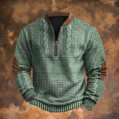 Lorenzo | Maglione Uomo a Mezza Zip con Stile Moderno e Comfort Quotidiano