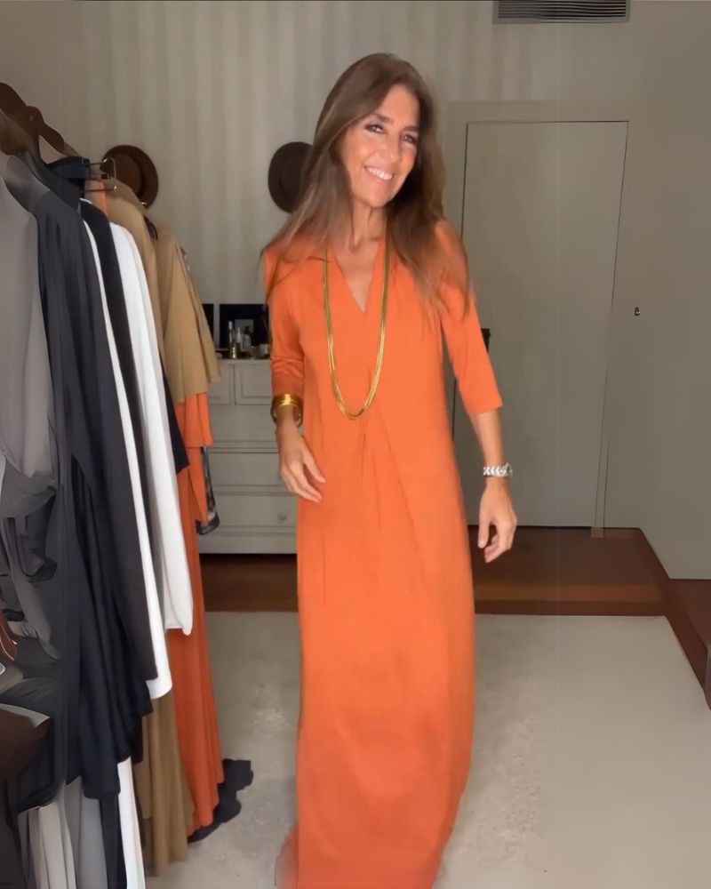 PAMELA | Abito Casual con Eleganza Senza Tempo e Comfort Fluttuante