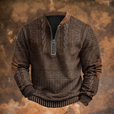 Lorenzo | Maglione Uomo a Mezza Zip con Stile Moderno e Comfort Quotidiano