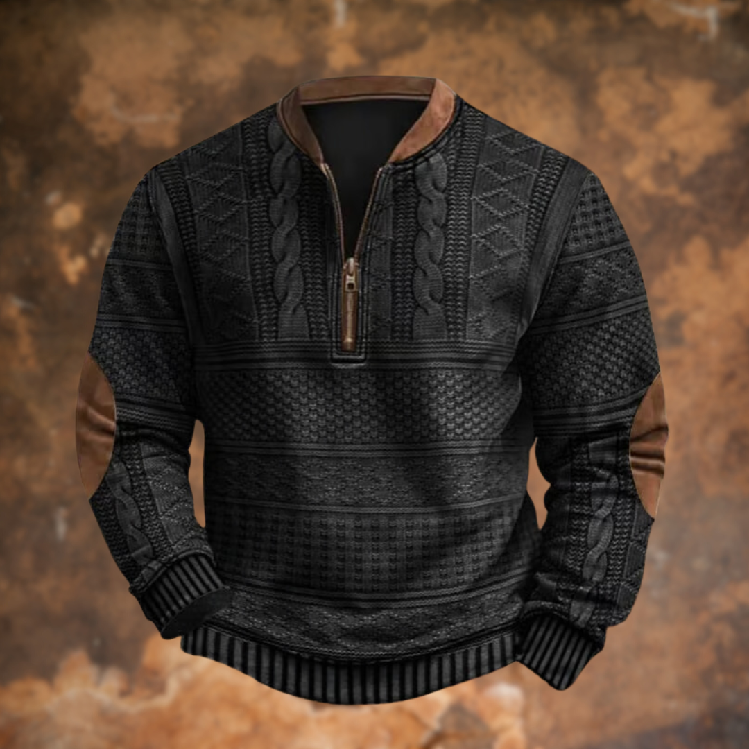 Lorenzo | Maglione Uomo a Mezza Zip con Stile Moderno e Comfort Quotidiano