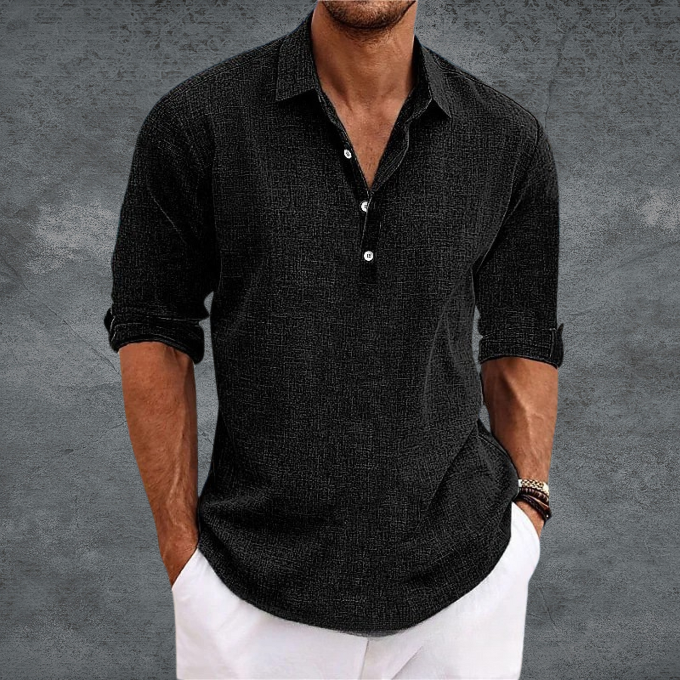 LORENZO | CAMICIA ELEGANTE E LEGGERA DA UOMO