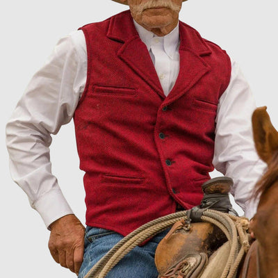 Gilet Deluxe da Uomo | Eleganza Rustica e Stile Classico