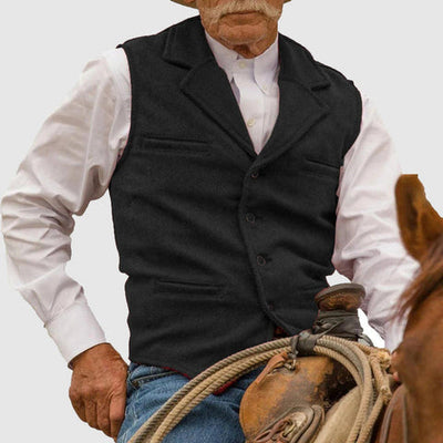 Gilet Deluxe da Uomo | Eleganza Rustica e Stile Classico