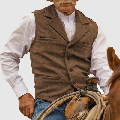 Gilet Deluxe da Uomo | Eleganza Rustica e Stile Classico