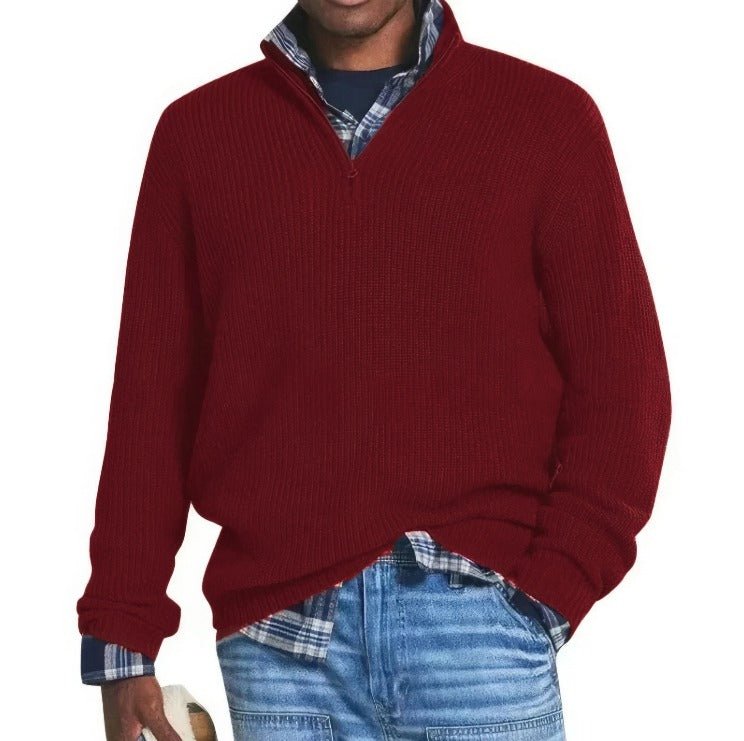 Finn | Maglione elegante con collo a zip