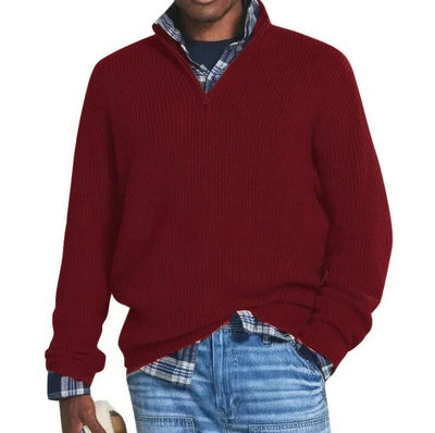 Finn | Maglione elegante con collo a zip