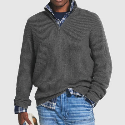 Finn | Maglione elegante con collo a zip