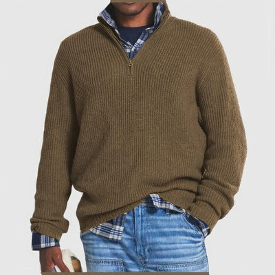 Finn | Maglione elegante con collo a zip