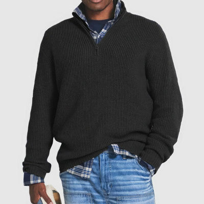 Finn | Maglione elegante con collo a zip