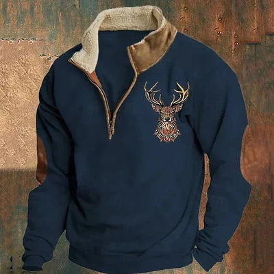 Hunter | Pullover elegante e caldo con collo a zip