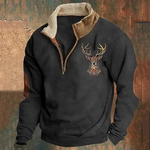Hunter | Pullover elegante e caldo con collo a zip