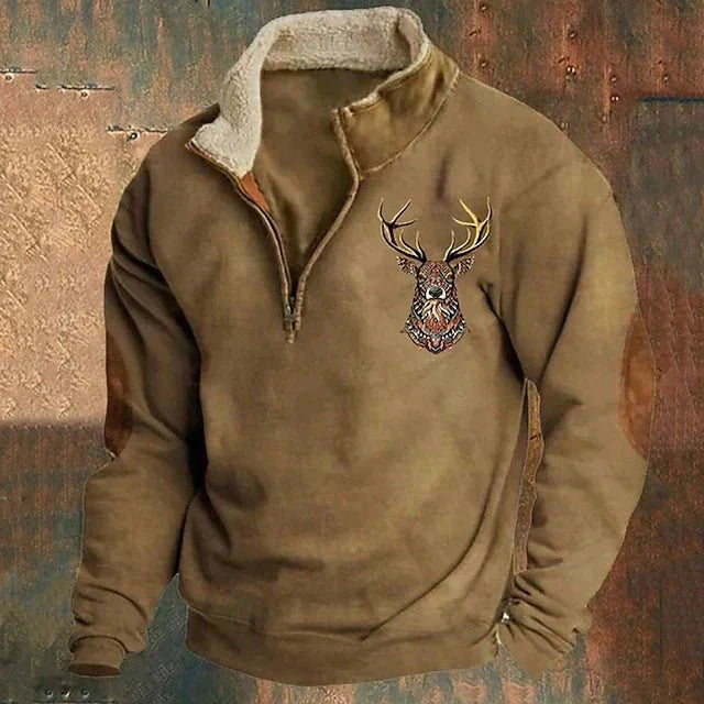 Hunter | Pullover elegante e caldo con collo a zip