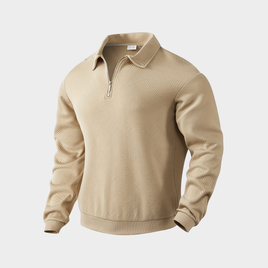 MILO | Maglione Jacquard Elegante e Confortevole